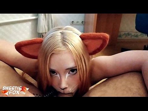 ❤️ Kitsune engole a pila e o esperma na boca ❤️❌ Porno real vídeo em nós ️❤